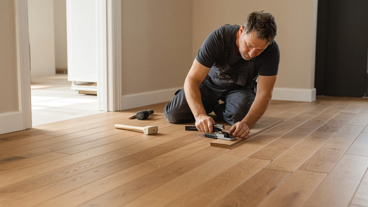 Home floor repairing